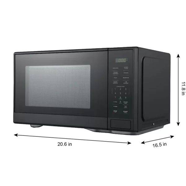 1000W Countertop Microwave Oven 1.1 Cu Ft with 10 Power Levels One Touch Cooking Safety Lock Express Cook Defrost LED Display - Image 5