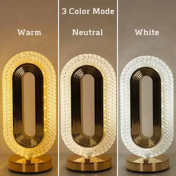 3 Color Dimmable with Touch Control Table Lamp - Image 3