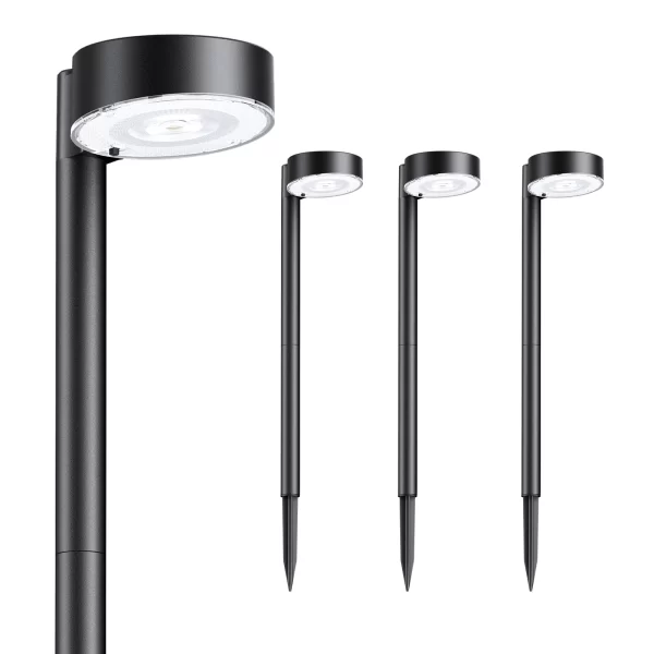2/4/8 Pack Solar Pathway Bright 12 LED Solar Lights Outdoor for Yard - Image 8