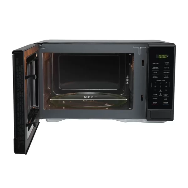 1000W Countertop Microwave Oven 1.1 Cu Ft with 10 Power Levels One Touch Cooking Safety Lock Express Cook Defrost LED Display - Image 4