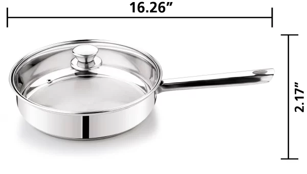 10-Piece Nonstick Stainless Steel Cookware Set for Durability and Style - Image 6