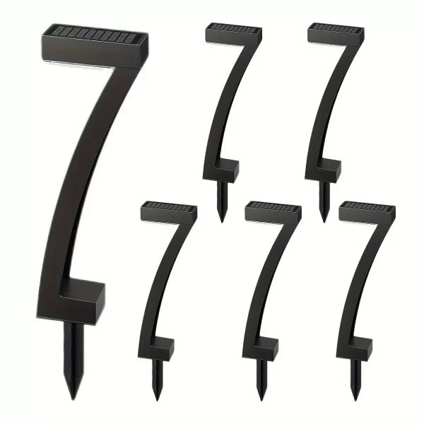 6Pack Bright Solar Outdoor Pathway, 12 Hours Solar Garden Lights - Image 7