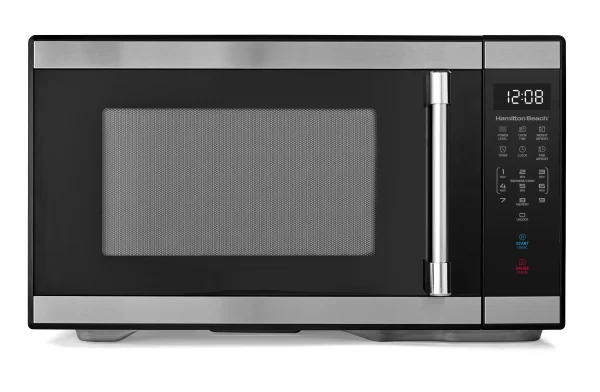 Brand Hamilton Beach 1.1 cu ft Black Microwave Oven, Stainless Steel Countertop Model - Image 7