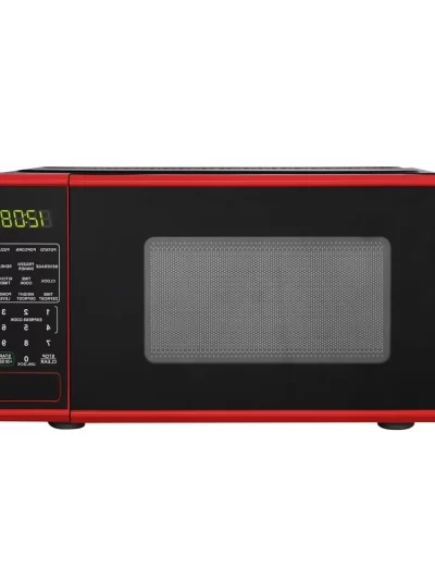 Compact 0.7 Cu ft Countertop Microwave Oven 700 Watts LED Display Kitchen
