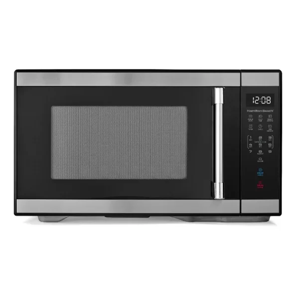 Brand Hamilton Beach 1.1 cu ft Black Microwave Oven, Stainless Steel Countertop Model - Image 2