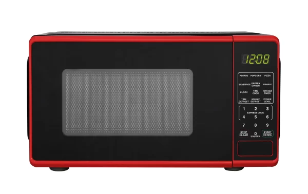 Mainstays 0.7 Cu ft Countertop Microwave Oven, 700 Watts, White - Image 5