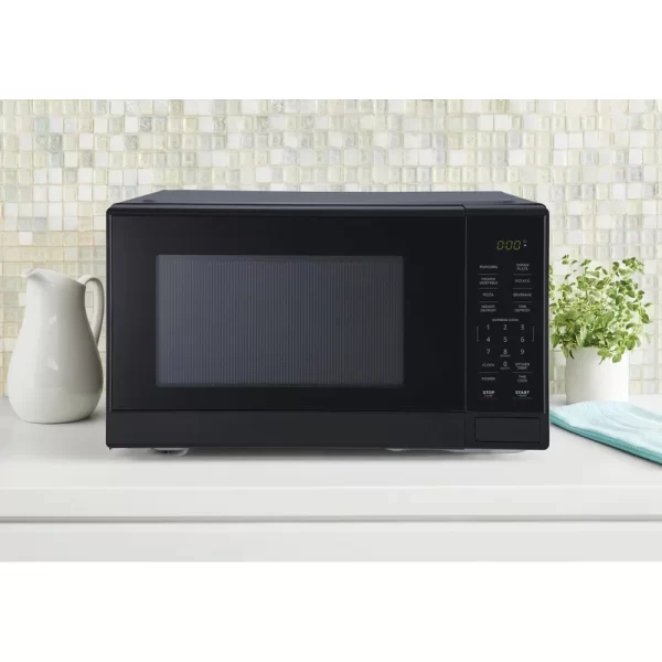 1000W Countertop Microwave Oven 1.1 Cu Ft with 10 Power Levels One Touch Cooking Safety Lock Express Cook Defrost LED Display - Image 6
