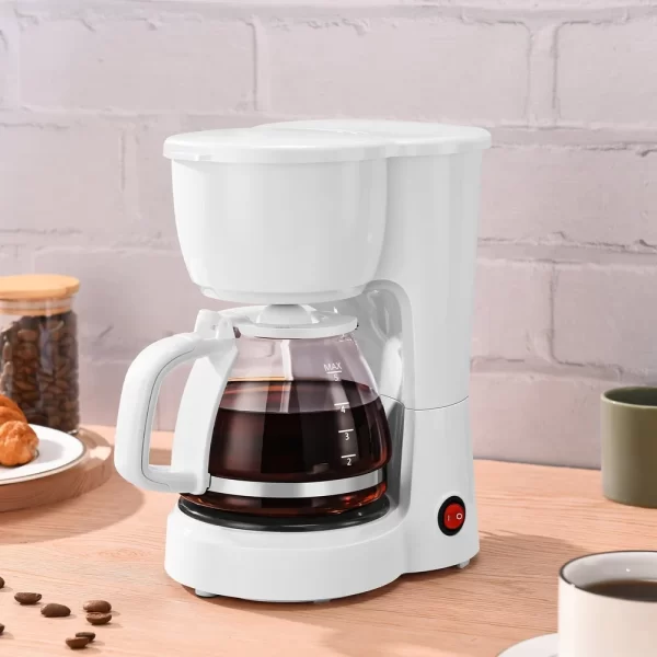 5-Cup Coffee Maker Automatic Shut-Off Keep Warm Function Easy Operation Ideal - Image 2