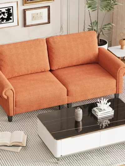 Modular 60 Inch Loveseat Sectional Couches for Living and Dining Room