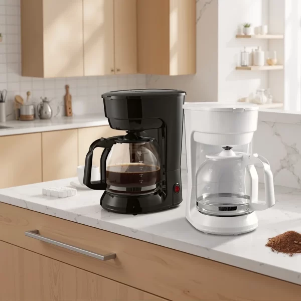 12 Cup Coffee Maker 1.8L Plastic Glass Auto Keep Warm Indicator Light Dishwasher Safe - Image 6