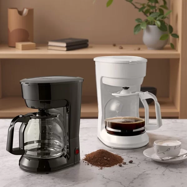 12 Cup Coffee Maker 1.8L Plastic Glass Auto Keep Warm Indicator Light Dishwasher Safe - Image 5