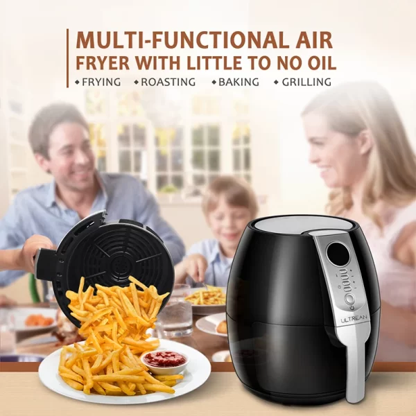 ULTREAN 4L 360°Baking Convection Oven Deep Fryer with Touch Control - Image 3