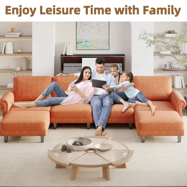 Modular 60 Inch Loveseat Sectional Couches for Living and Dining Room - Image 4