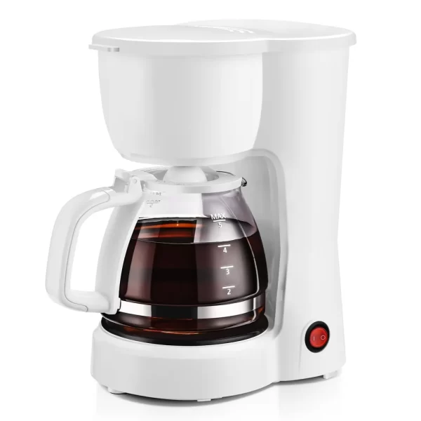 5-Cup Coffee Maker Automatic Shut-Off Keep Warm Function Easy Operation Ideal